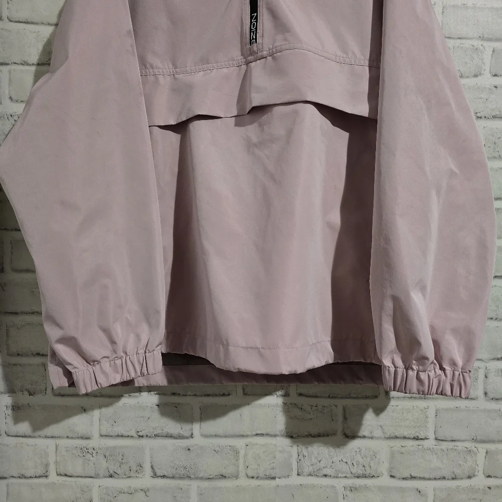 Noize Naomi Oversized Quarterzip Windbreaker Jacket Pink size L‎